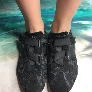 Black coach shoes